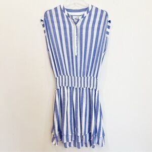 Rails Angelina Pacifica Blue and White Striped Mini Dress